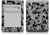 Scattered Skulls Black - Decal Style Skin (fits Amazon Kindle Touch Skin)