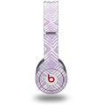 Skin Decal Wrap works with Original Beats Solo HD Headphones Wavey Lavender Skin Only (HEADPHONES NOT INCLUDED)