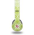 Skin Decal Wrap works with Original Beats Solo HD Headphones Wavey Sage Green Skin Only (HEADPHONES NOT INCLUDED)