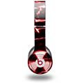 Skin Decal Wrap works with Original Beats Solo HD Headphones Radioactive Red Skin Only (HEADPHONES NOT INCLUDED)