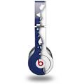 Skin Decal Wrap works with Original Beats Solo HD Headphones Ripped Colors Blue White Skin Only (HEADPHONES NOT INCLUDED)