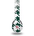 Skin Decal Wrap works with Original Beats Solo HD Headphones Houndstooth Hunter Green Skin Only (HEADPHONES NOT INCLUDED)