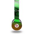Skin Decal Wrap works with Original Beats Solo HD Headphones Alecias Swirl 01 Green Skin Only (HEADPHONES NOT INCLUDED)