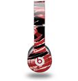 Skin Decal Wrap works with Original Beats Solo HD Headphones Alecias Swirl 02 Red Skin Only (HEADPHONES NOT INCLUDED)