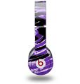Skin Decal Wrap works with Original Beats Solo HD Headphones Alecias Swirl 02 Purple Skin Only (HEADPHONES NOT INCLUDED)