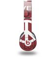 Skin Decal Wrap works with Original Beats Solo HD Headphones Love and Peace Pink Skin Only (HEADPHONES NOT INCLUDED)