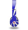 Skin Decal Wrap works with Original Beats Solo HD Headphones Rising Sun Japanese Flag Blue Skin Only (HEADPHONES NOT INCLUDED)