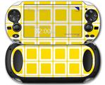 Squared Yellow - Decal Style Skin fits Sony PS Vita