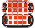 Squared Red - Decal Style Skin fits Sony PS Vita