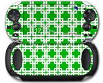 Boxed Green - Decal Style Skin fits Sony PS Vita
