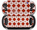 Boxed Red Dark - Decal Style Skin fits Sony PS Vita