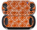 Wavey Burnt Orange - Decal Style Skin fits Sony PS Vita