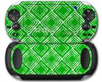 Wavey Green - Decal Style Skin fits Sony PS Vita