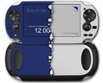Ripped Colors Blue Gray - Decal Style Skin fits Sony PS Vita