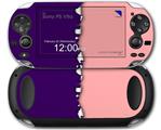 Ripped Colors Purple Pink - Decal Style Skin fits Sony PS Vita