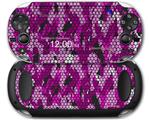 HEX Mesh Camo 01 Pink - Decal Style Skin fits Sony PS Vita