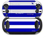 Kearas Psycho Stripes Blue and White - Decal Style Skin fits Sony PS Vita