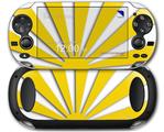 Rising Sun Japanese Flag Yellow - Decal Style Skin fits Sony PS Vita