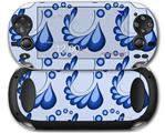 Petals Blue - Decal Style Skin fits Sony PS Vita