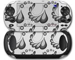 Petals Gray - Decal Style Skin fits Sony PS Vita