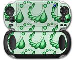 Petals Green - Decal Style Skin fits Sony PS Vita