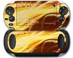 Mystic Vortex Yellow - Decal Style Skin fits Sony PS Vita