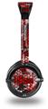 HEX Mesh Camo 01 Red Bright Decal Style Skin fits Skullcandy Lowrider Headphones (HEADPHONES  SOLD SEPARATELY)