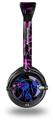Twisted Garden Hot Pink and Blue Decal Style Skin fits Skullcandy Lowrider Headphones (HEADPHONES  SOLD SEPARATELY)