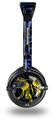 Twisted Garden Blue and Yellow Decal Style Skin fits Skullcandy Lowrider Headphones (HEADPHONES  SOLD SEPARATELY)