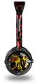 Twisted Garden Red and Yellow Decal Style Skin fits Skullcandy Lowrider Headphones (HEADPHONES  SOLD SEPARATELY)