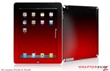 iPad Skin Smooth Fades Red Black (fits iPad 2 through iPad 4)