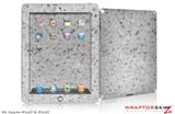 iPad Skin Marble Granite 10 Speckled Black White (fits iPad 2 through iPad 4)
