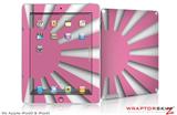 iPad Skin Rising Sun Japanese Flag Pink (fits iPad 2 through iPad 4)
