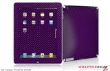 iPad Skin Carbon Fiber Purple (fits iPad 2 through iPad 4)