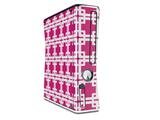 Boxed Fushia Hot Pink Decal Style Skin for XBOX 360 Slim Vertical