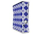 Boxed Royal Blue Decal Style Skin for XBOX 360 Slim Vertical