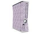 Wavey Lavender Decal Style Skin for XBOX 360 Slim Vertical