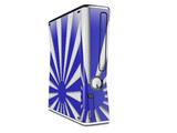 Rising Sun Japanese Flag Blue Decal Style Skin for XBOX 360 Slim Vertical