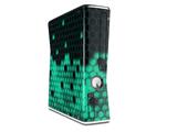 HEX Seafoan Green Decal Style Skin for XBOX 360 Slim Vertical