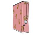 Anchors Away Pink Decal Style Skin for XBOX 360 Slim Vertical