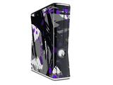 Abstract 02 Purple Decal Style Skin for XBOX 360 Slim Vertical