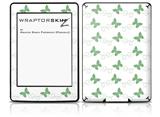 Pastel Butterflies Green on White - Decal Style Skin fits Amazon Kindle Paperwhite (Original)
