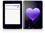 Glass Heart Grunge Purple - Decal Style Skin fits Amazon Kindle Paperwhite (Original)