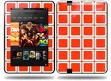 Squared Red Decal Style Skin fits Amazon Kindle Fire HD 8.9 inch