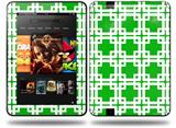 Boxed Green Decal Style Skin fits Amazon Kindle Fire HD 8.9 inch