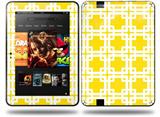 Boxed Yellow Decal Style Skin fits Amazon Kindle Fire HD 8.9 inch