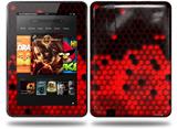 HEX Red Decal Style Skin fits Amazon Kindle Fire HD 8.9 inch