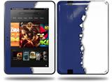 Ripped Colors Blue White Decal Style Skin fits Amazon Kindle Fire HD 8.9 inch