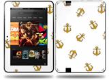 Anchors Away White Decal Style Skin fits Amazon Kindle Fire HD 8.9 inch