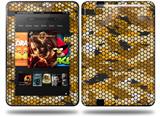 HEX Mesh Camo 01 Orange Decal Style Skin fits Amazon Kindle Fire HD 8.9 inch